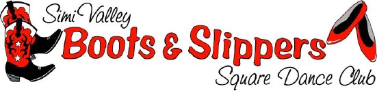 Boots and Slippers Square Dance Logo