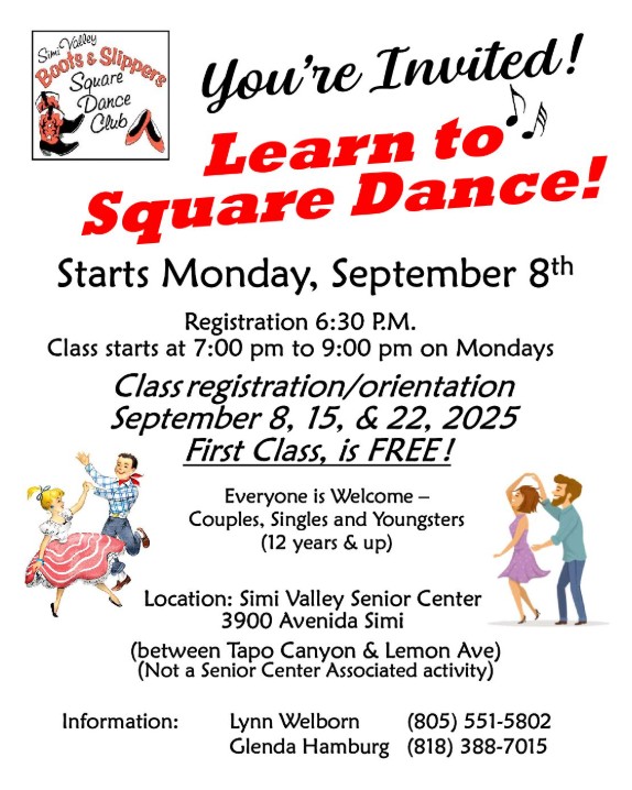 Learn To Dance Flyer for 2025/2026